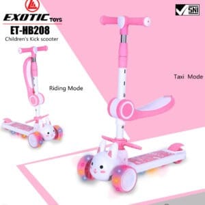 Skuter multifungsi scooter otoped 3 in 1 exotic HB 208 II pmb iora 05 fungsi 3 IN 1  duduk dan berdiri