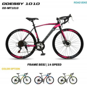 Sepeda Balap  ODESSY Roadbike - 700c - shimano 2x7 speed - Velk alloy   bonus kaki botol