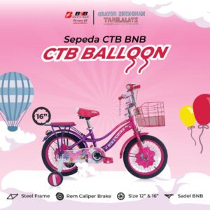 [NEW] sepeda CTB anak 16" BNB Ballons crayon shinchan premium Quality