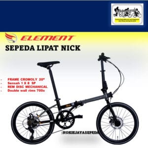 Sepeda lipat Element 20" NICK RX - 8 speed - Rem disc
